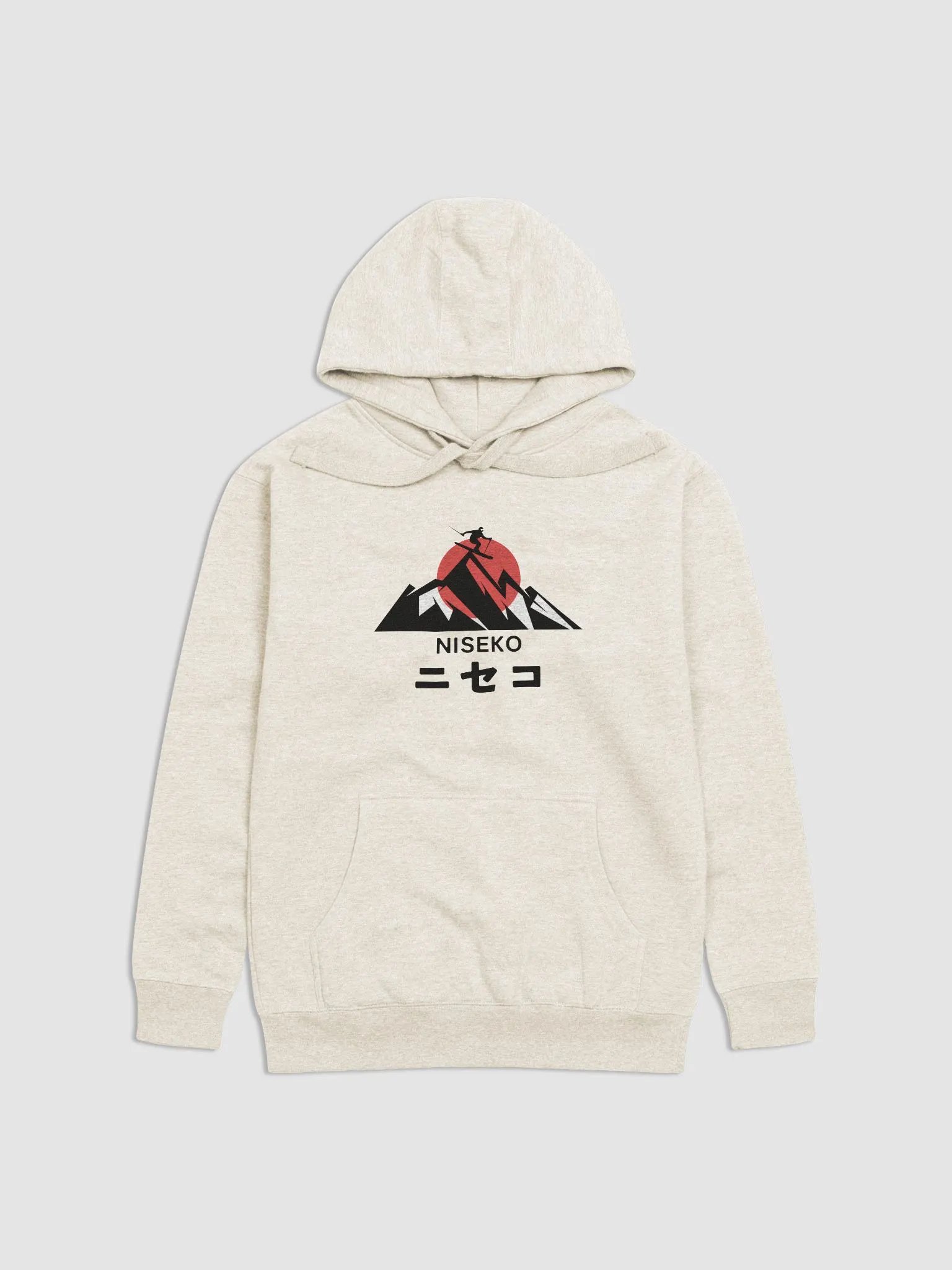 Niseko Ski Resort Cotton Blend Premium Hoodie, Mountain Skier 5 Colors product image (1)