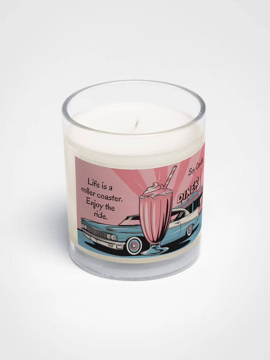 Retro Diner Inspired Motivational Soy Candle product image (2)