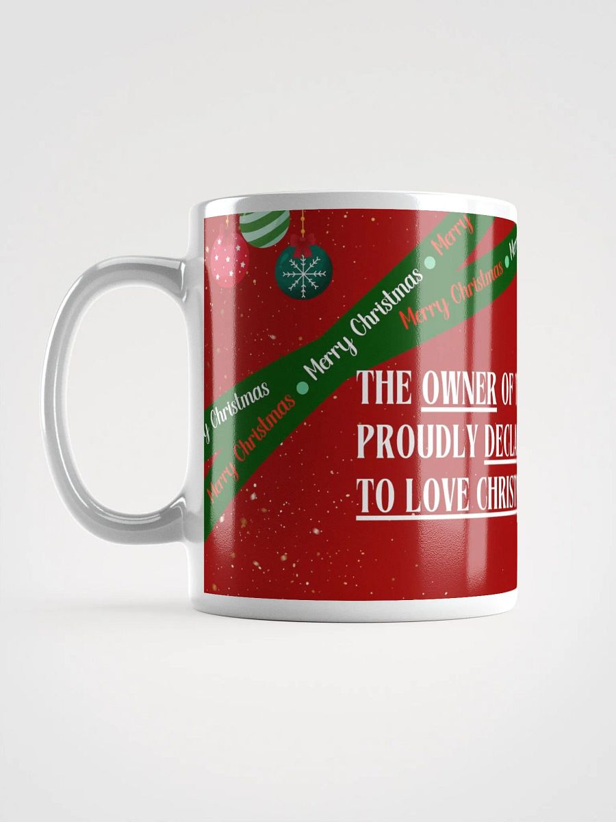 "Christmas Cheer Mug – Proud to Love Christmas!" product image (6)