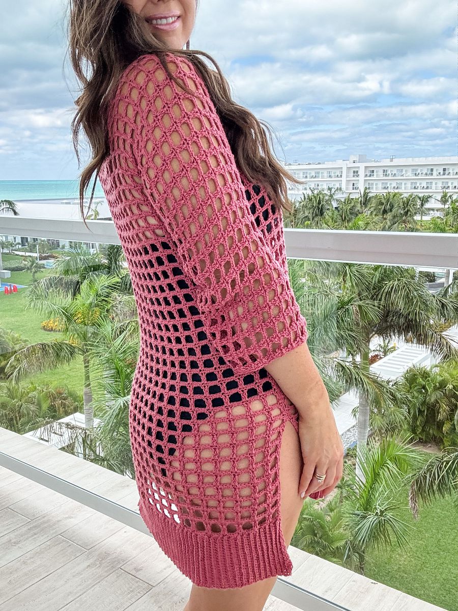 Peek-A-Boo Coverup Crochet Pattern product image (6)