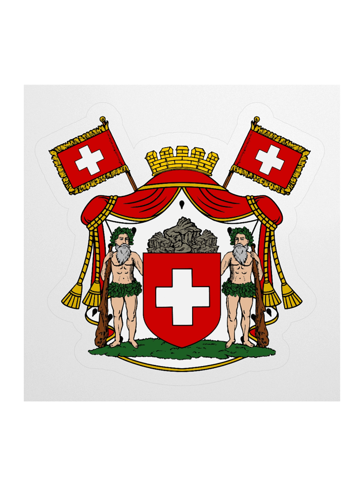 The Shield of Switzerland Kiss Cut Sticker product image (1)