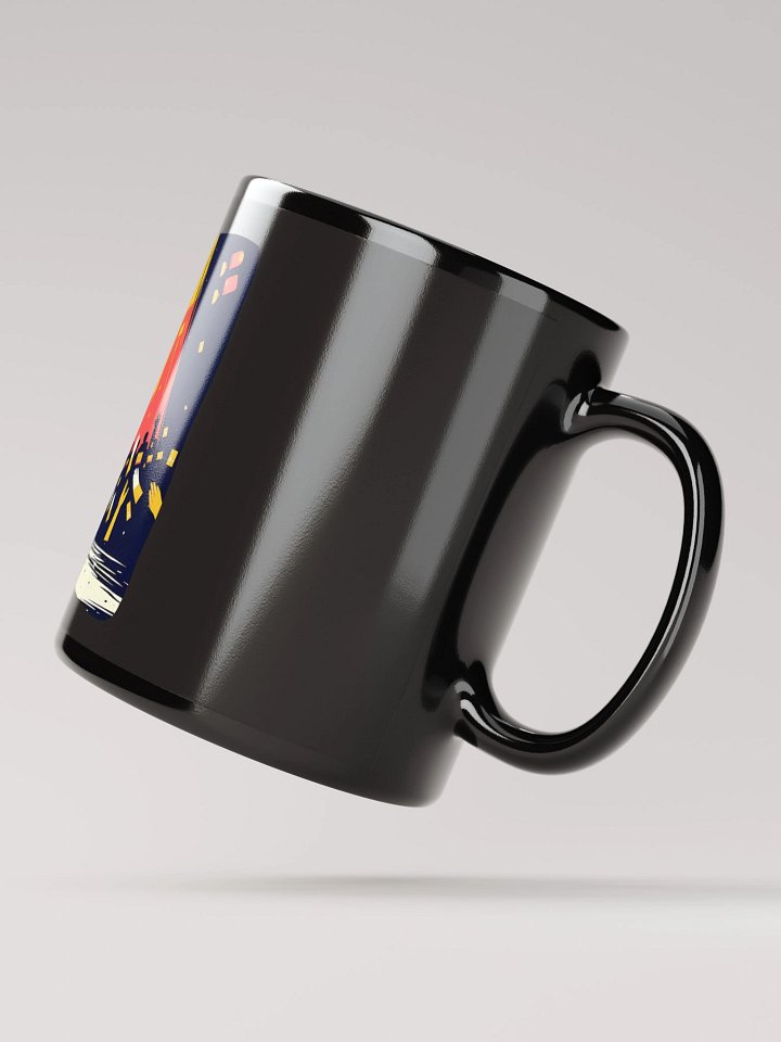 Urban Cat Concert Design | 'HEHE' Glossy Mug product image (2)