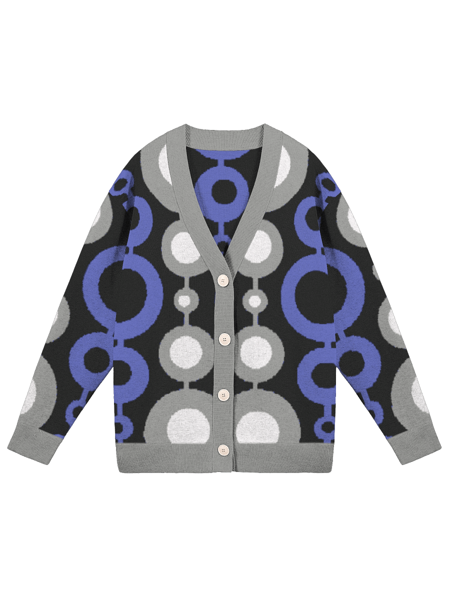 Swanky Circles Jacquard Knit Cardigan product image (5)