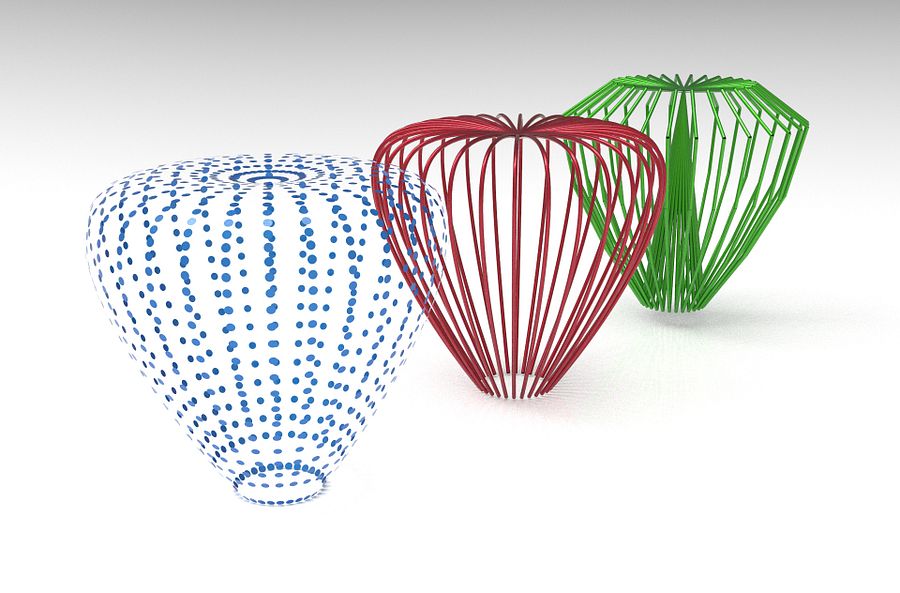 Parametric Geometry Manipulation Design Grasshopper Rhino Files Download product image (2)