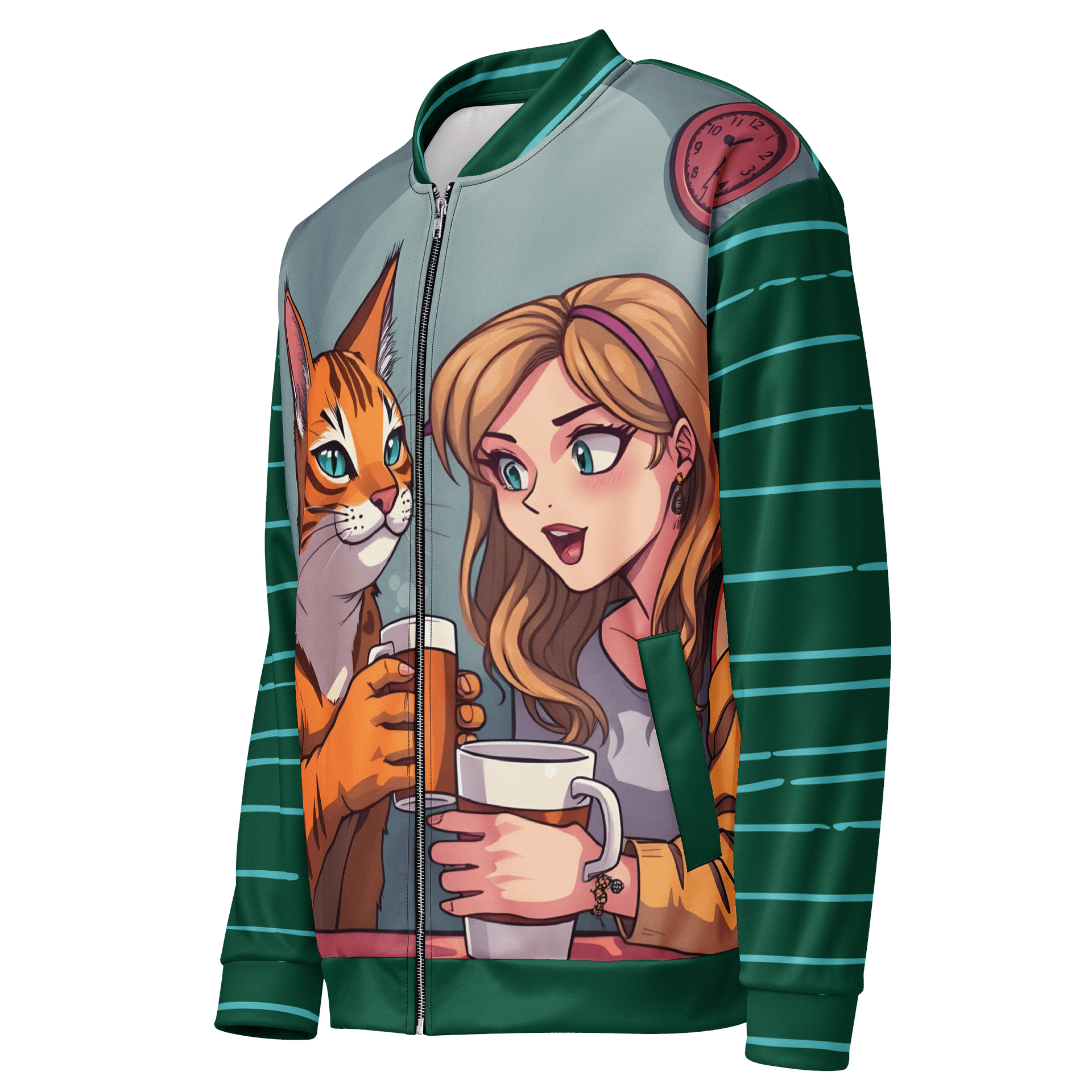 Bomber Jacket-Coffee, Cuddles & Chemistry product image (3)