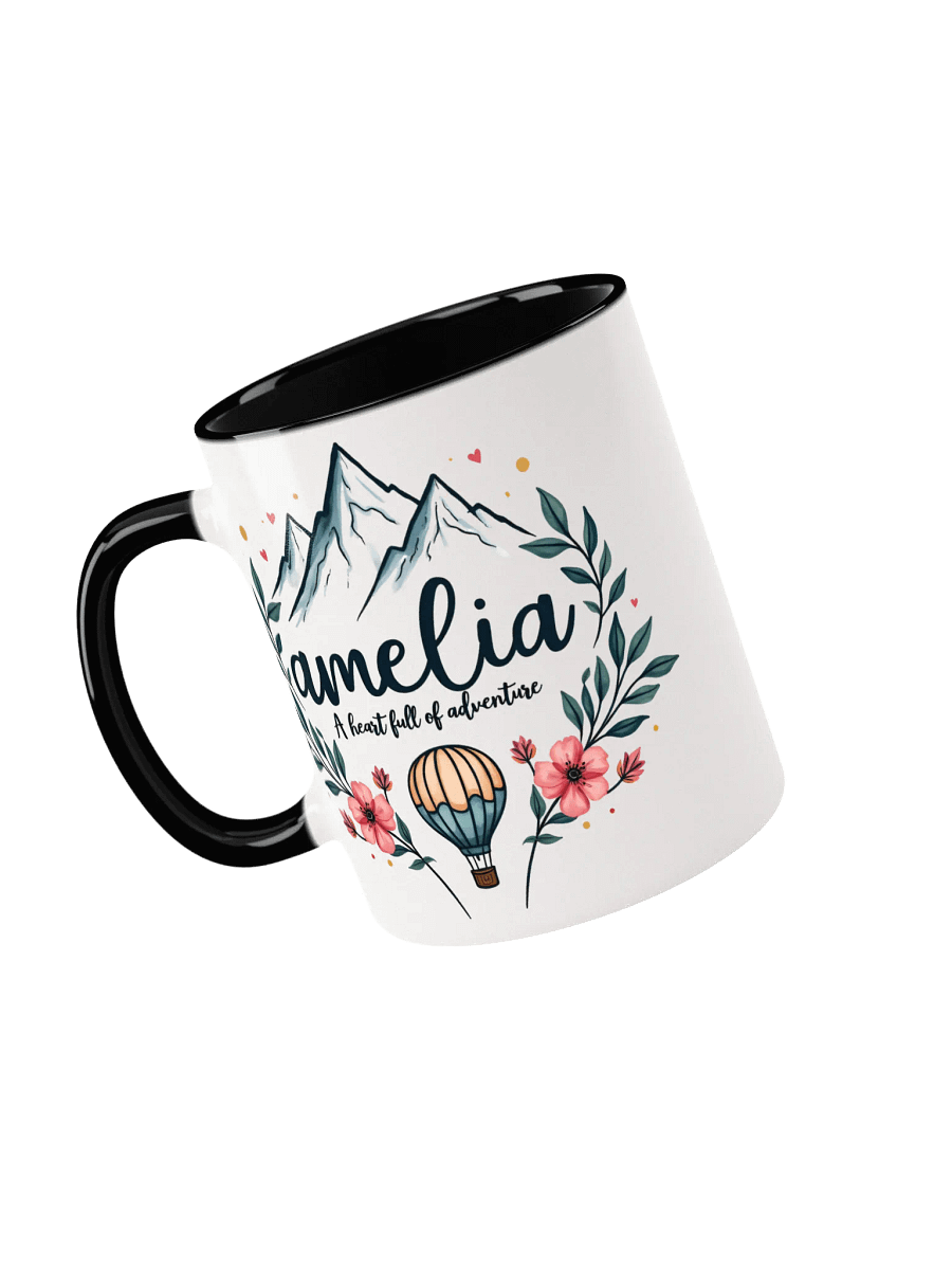 Amelia: A Heart Full of Adventure – The Perfect Personalized Mug for Dreamers product image (3)