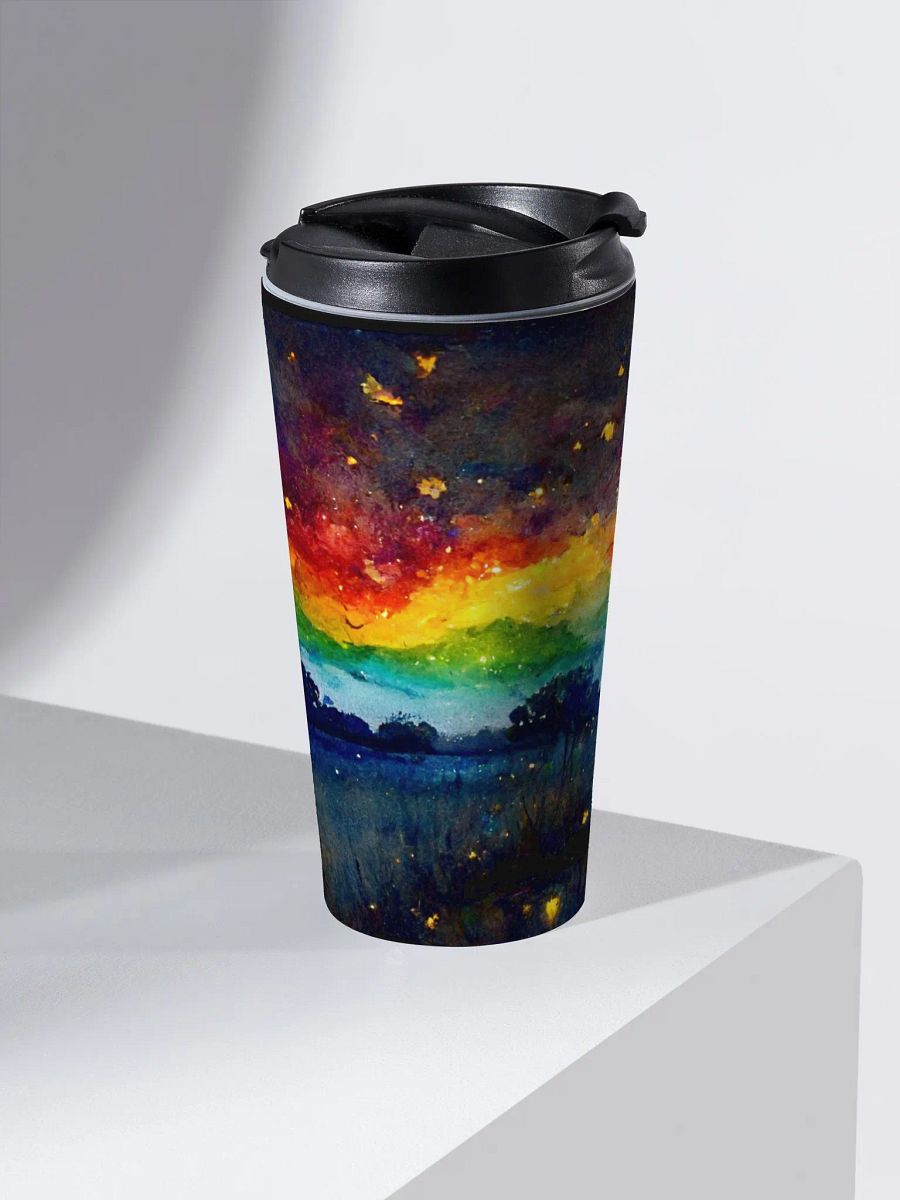 Aurora Night Stainless Steel Travel Mug product image (2)