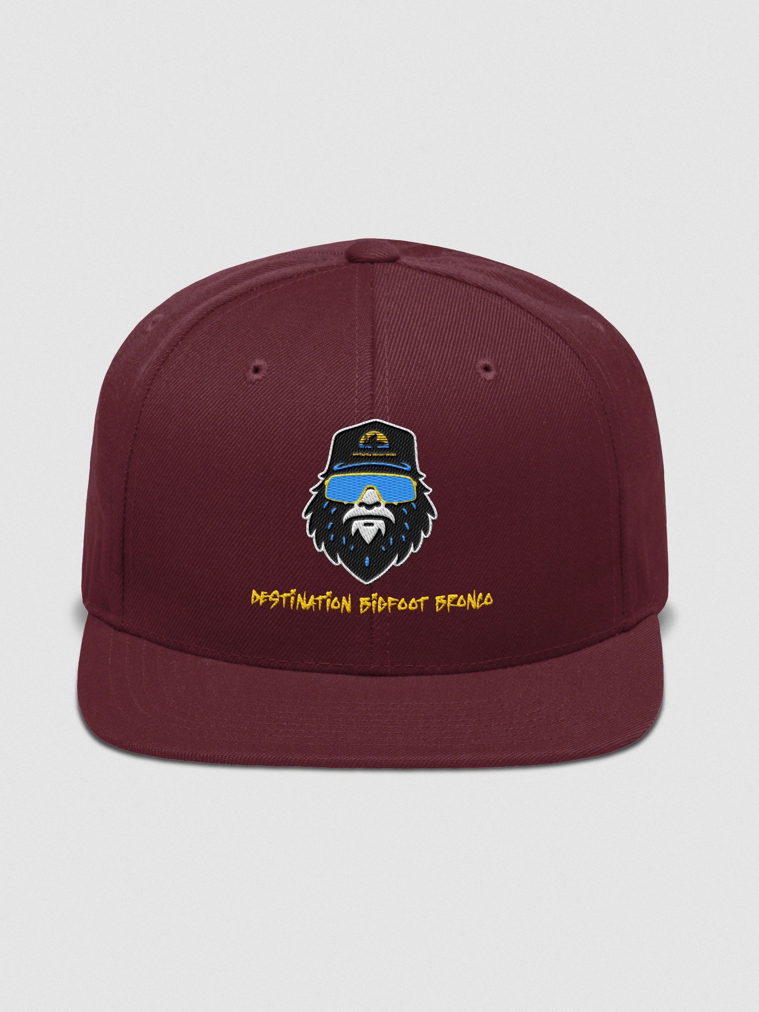 Destination Bigfoot Bronco Bigfoot Logo Wool Blend Snapback (Multiple Colors Available) product image (1)