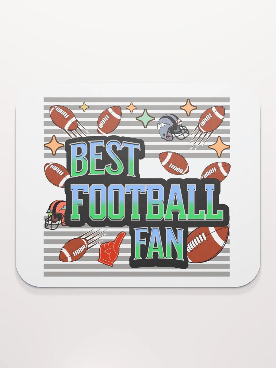 Best Football Fan Fanatic Mouse Pad product image (1)