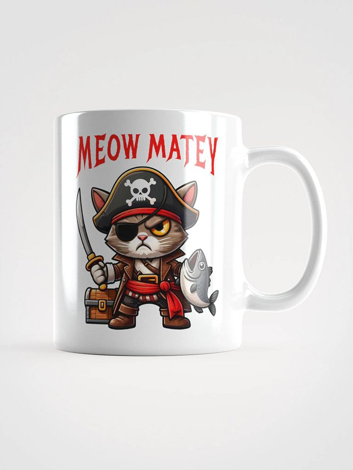 Meow Matey Cat Pirate Mug product image (2)