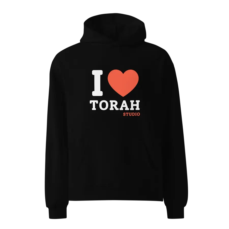 I [HEART] Torah Hoodie product image (1)