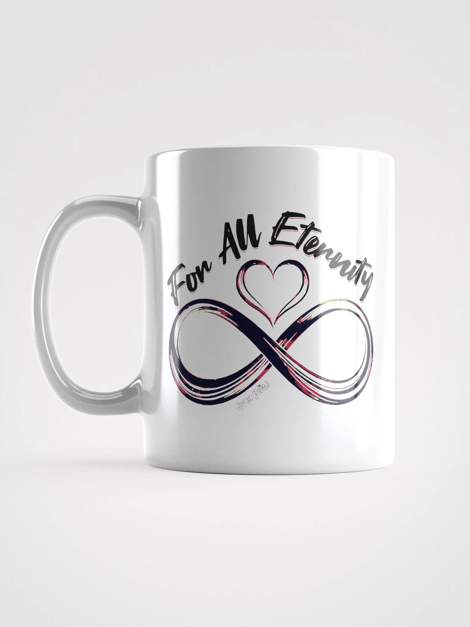 Eternal Love Infinity Mug, Romantic Coffee Gift, Infinity Love Mug, Couple Mug Gift, Valentine’s Day Mug, Gift For Her, Gift For Him, Anniversary Mug Gift product image (5)