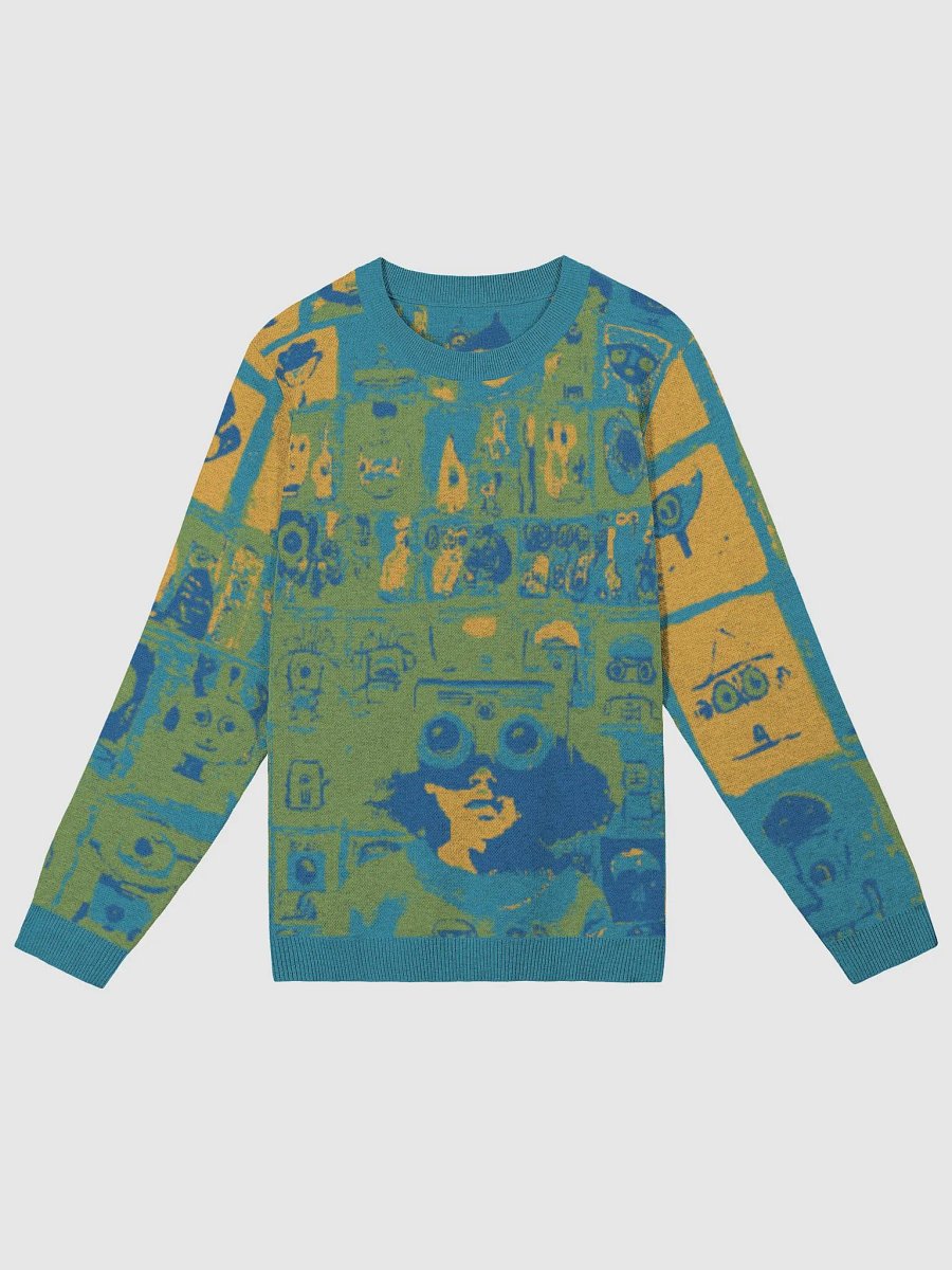 Kids Play Green Crewneck Knit product image (1)