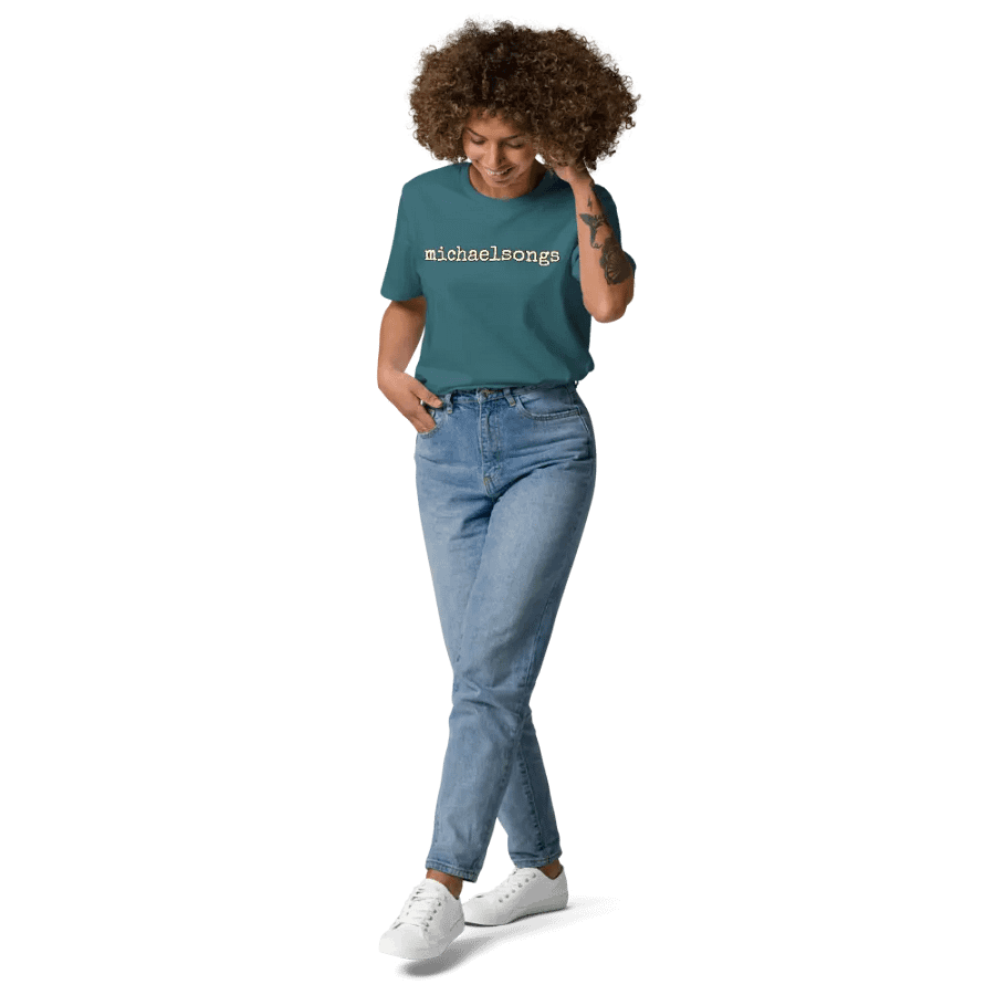 organic tee w/horizontal logo product image (3)