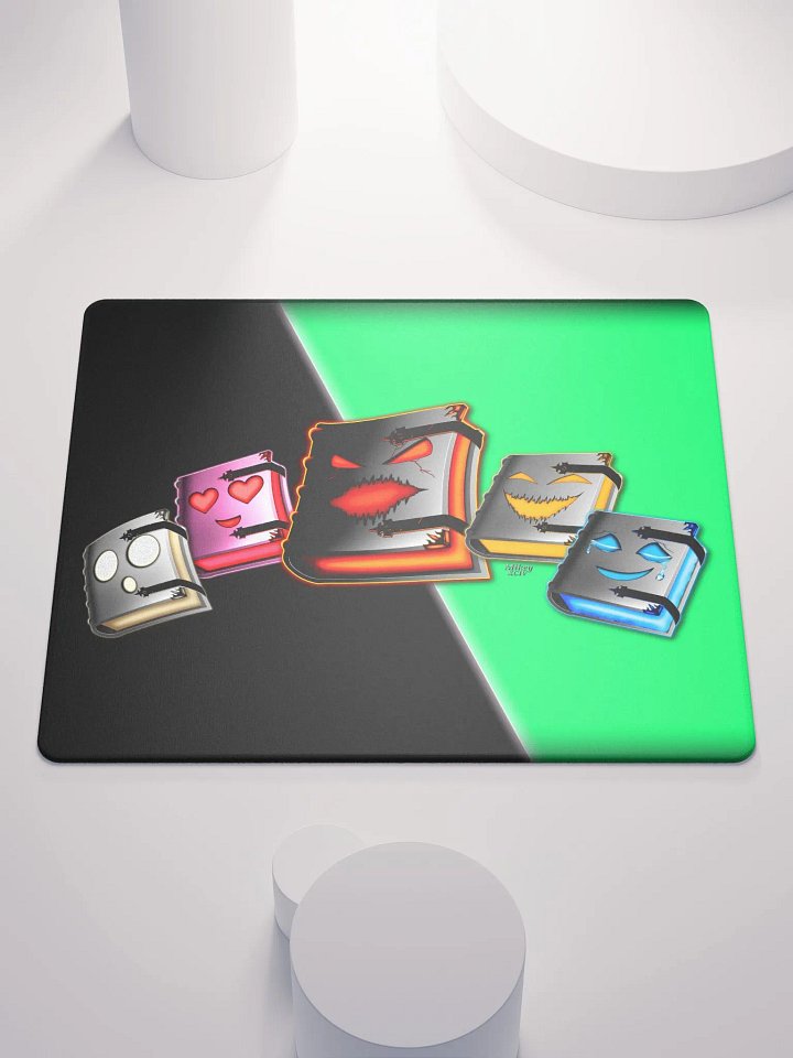 Emotionally Booked - MikeyXCIV - Mouse Pad - 18″×16″, 36″×18″ product image (1)