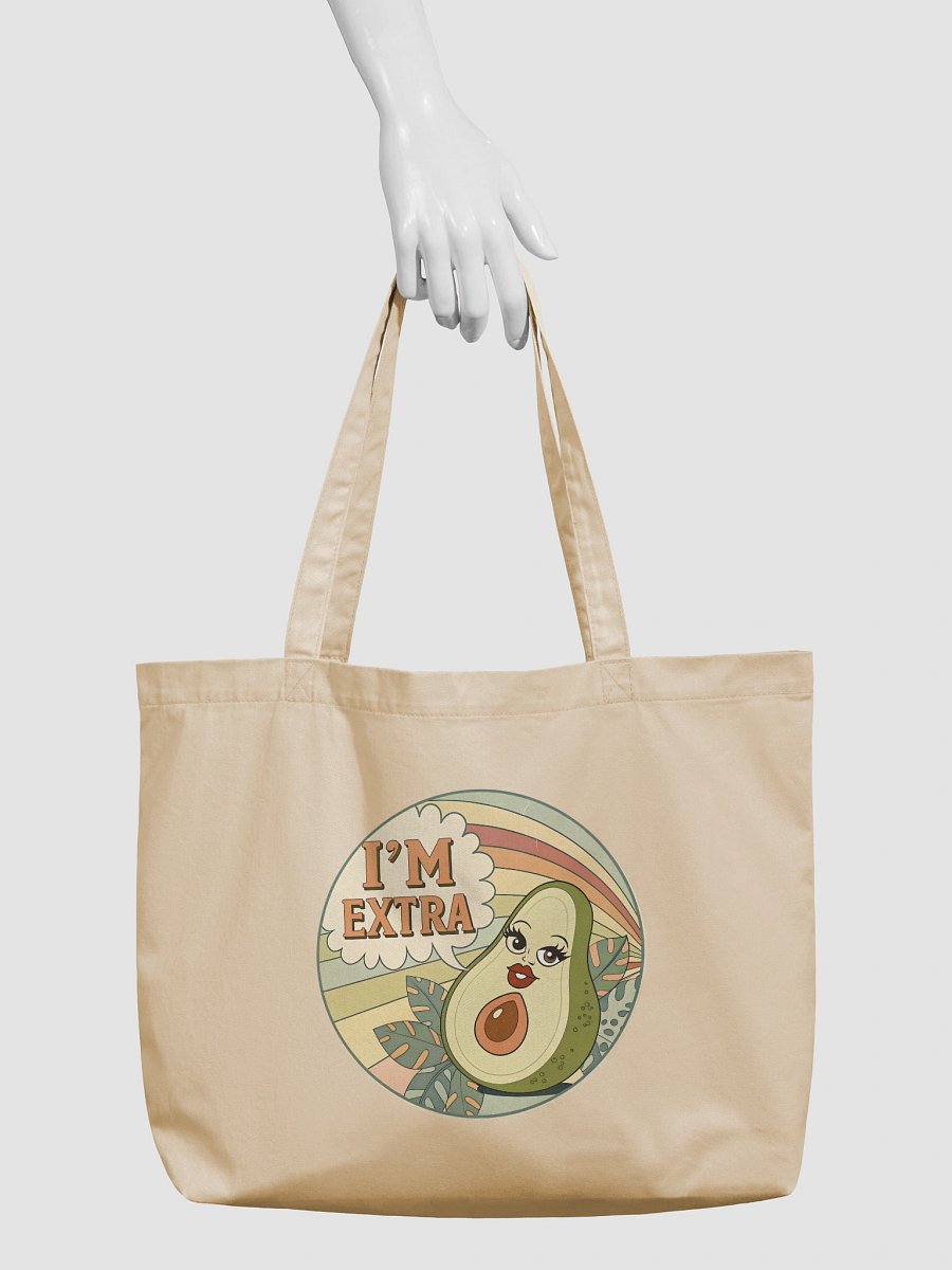 Extra Avocado Rainbow Tote Bag product image (3)