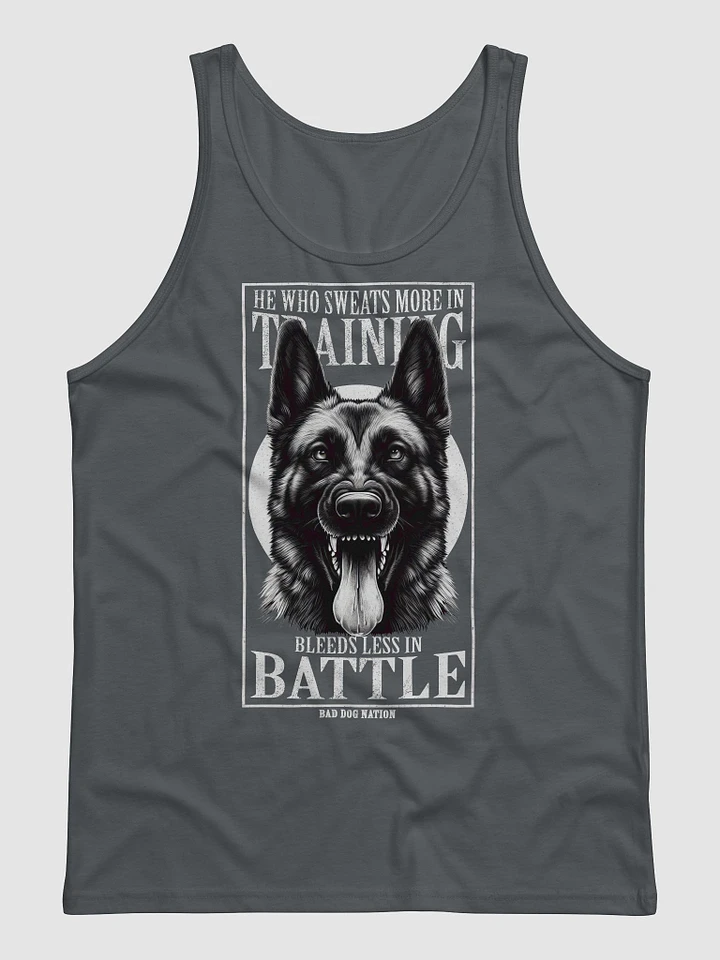 He Who Sweats More in Training Bleeds Less in Battle - Unisex Tank Top product image (4)