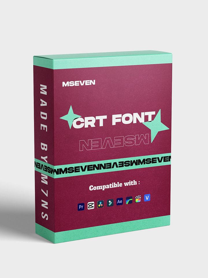 CRT FONT product image (1)