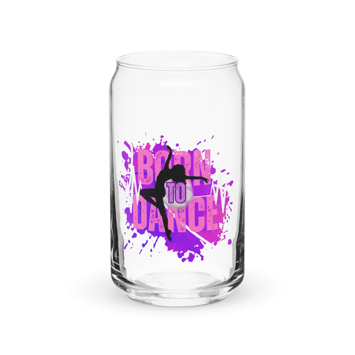 Born to Dance Her Silhouette Energetic Beats Glass product image (2)