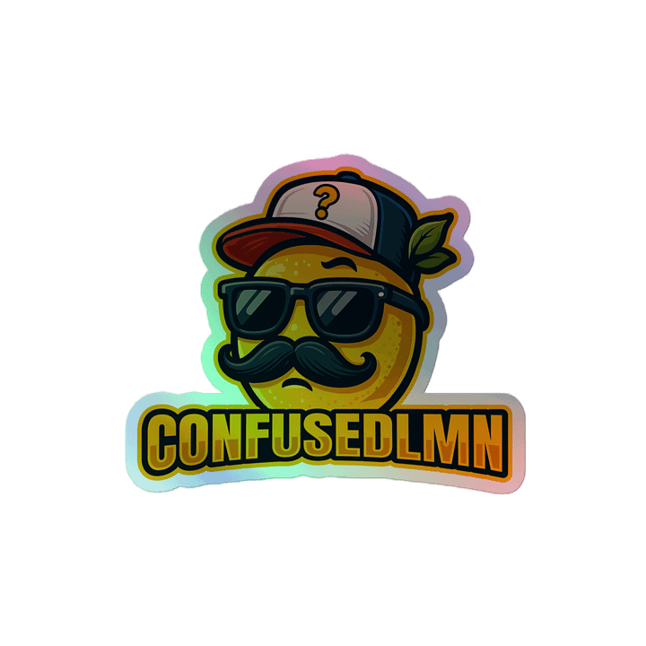 ConfusedLMN Holographic Sticker product image (2)