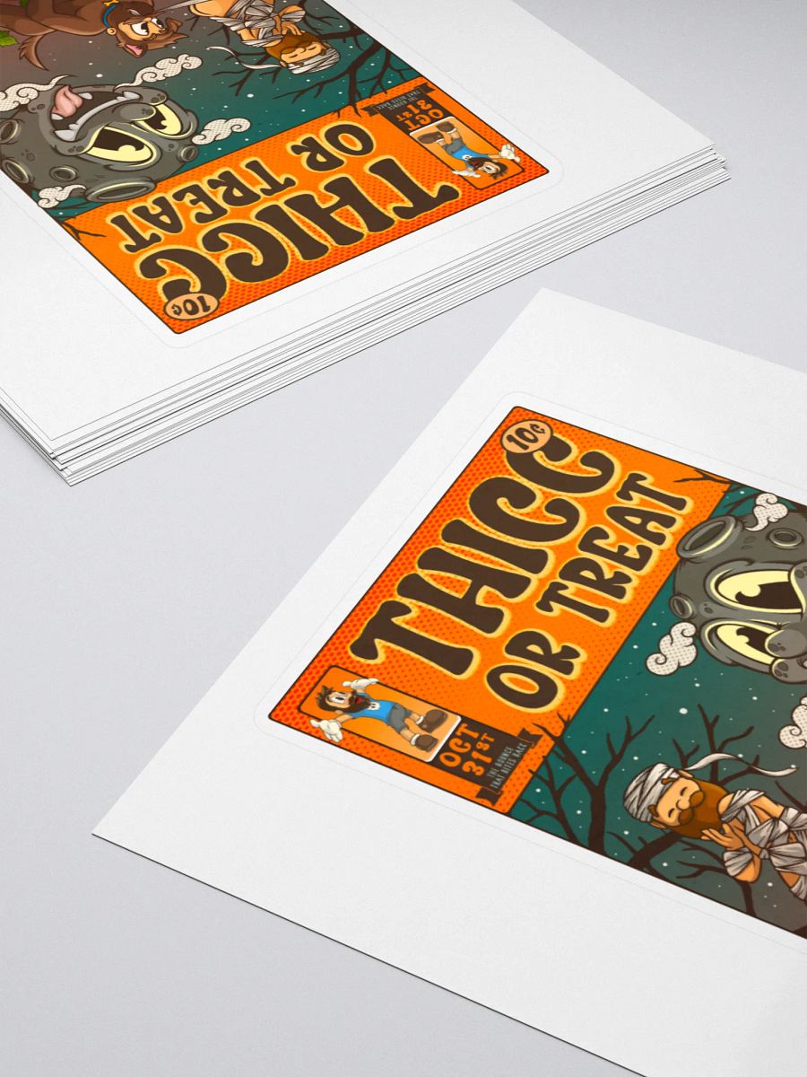 Thicc or Treat - Sticker product image (4)