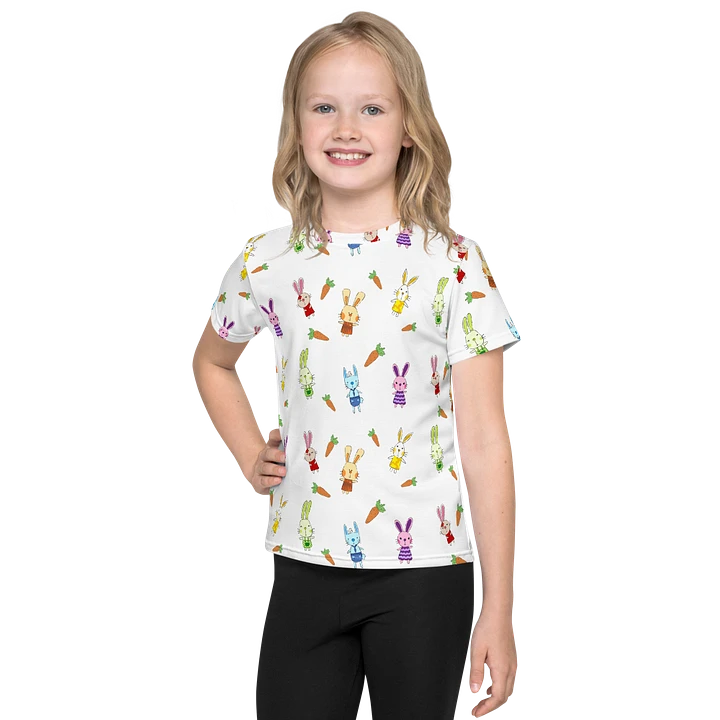 Rainbow Bunnies - Kids Crew Neck Tee product image (1)