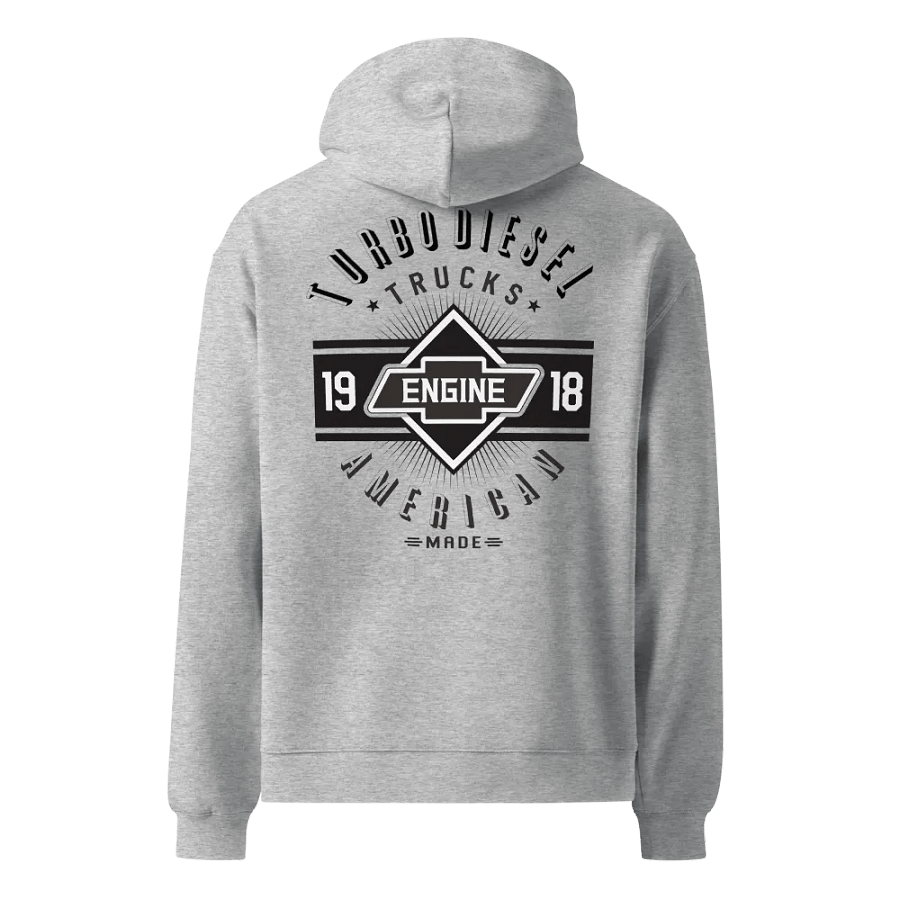 Turbo Diesel - Vintage Engine Graphic Oversized Hoodie product image (3)