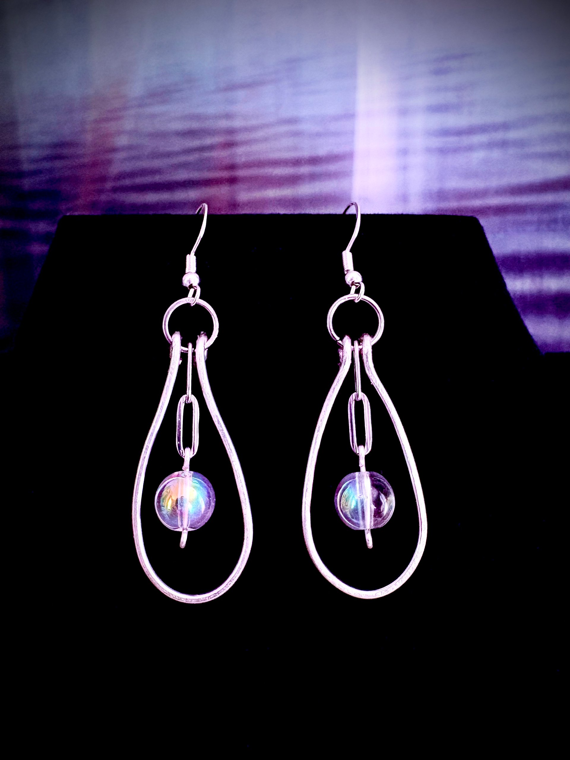 MFD-00261 | Moonlit Cascade Earrings | Sterling Silver Hooks | Handmade Jewelry by Monique Faella Designs™ product image (1)