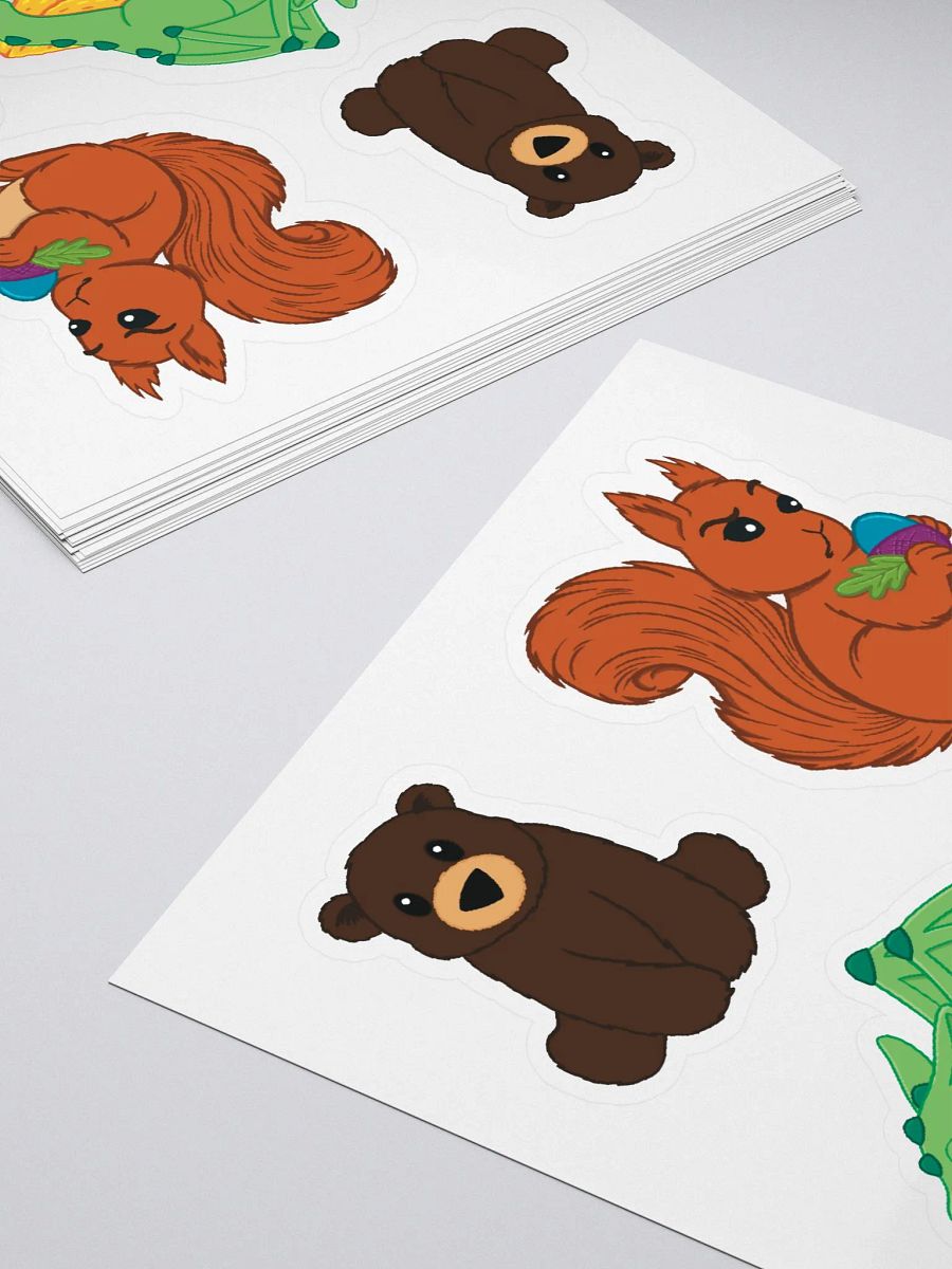 Cosy Mascots Sticker Sheet - 5" x 5" product image (4)