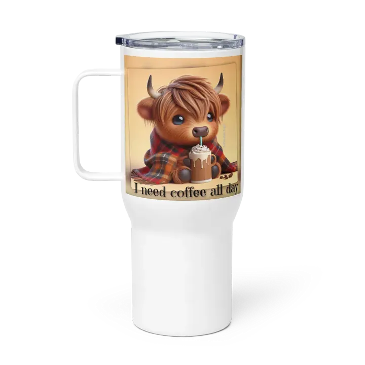 Coffee Cow Travel Mug product image (1)