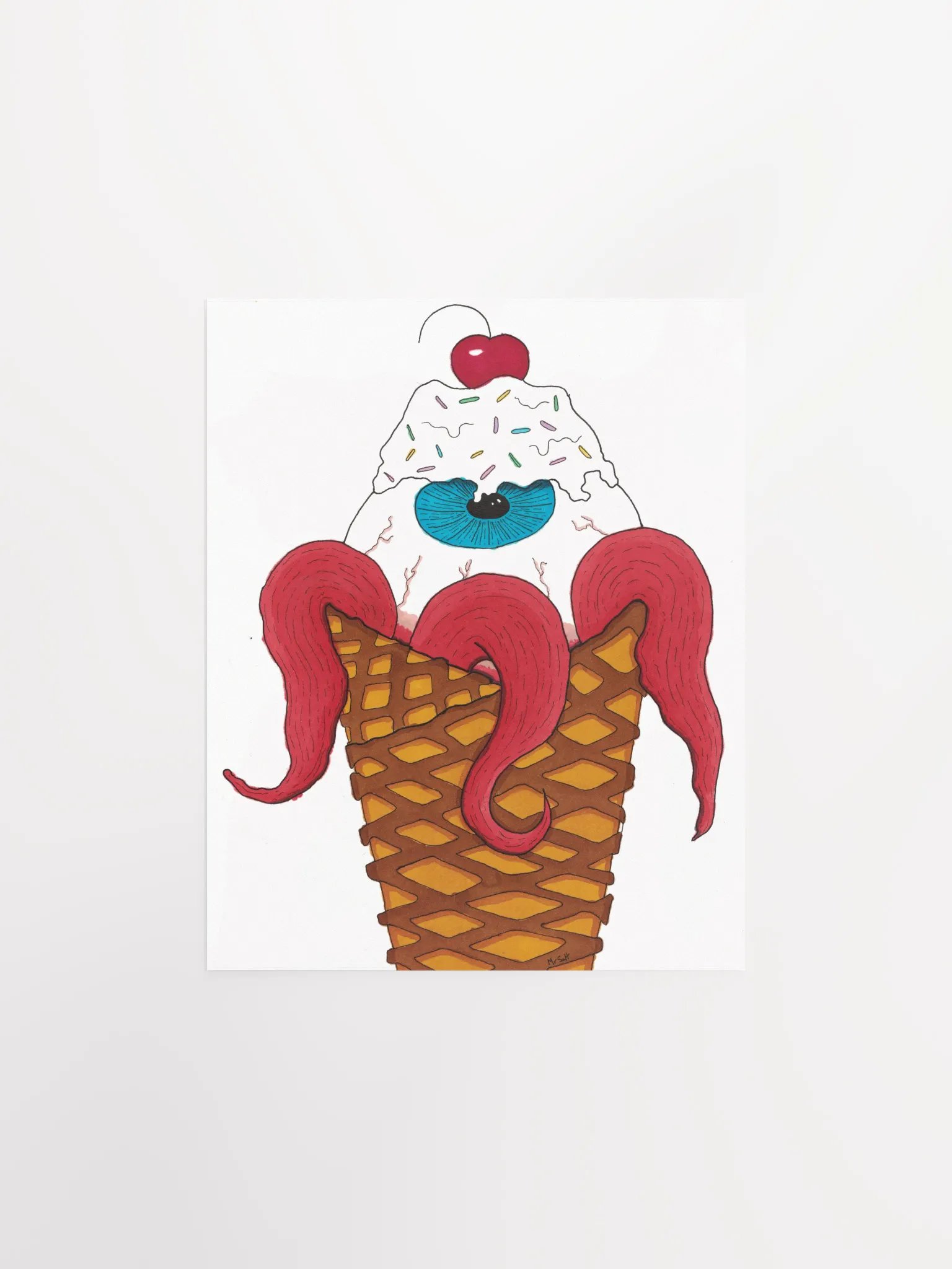 Art Print - Eyeball Ice Cream product image (2)