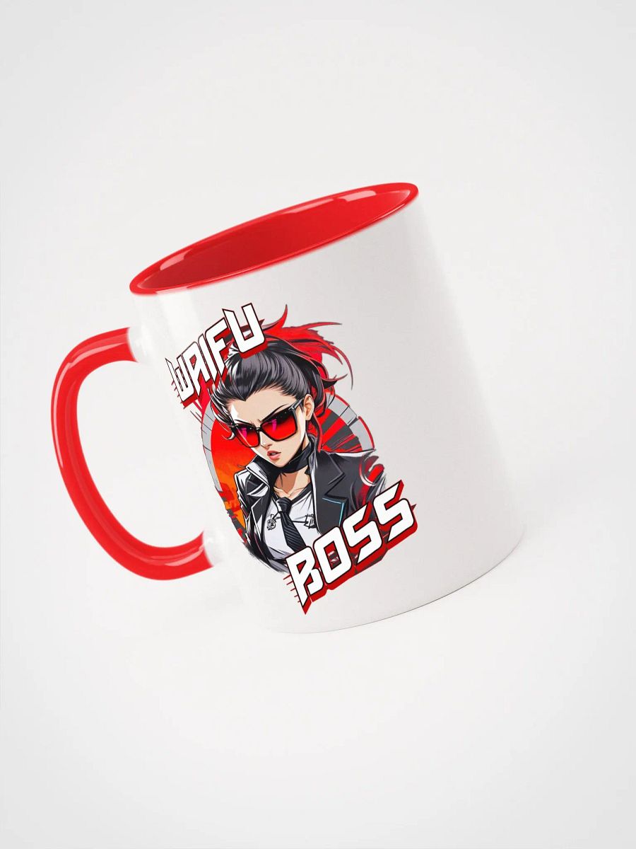 Waifu Boss - Ceramic Mug with Color Inside - v1 product image (3)