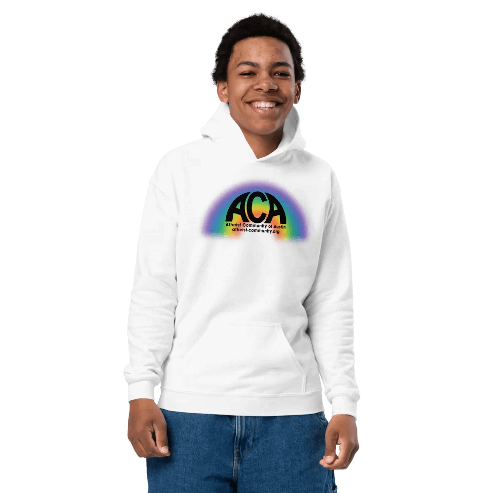 Youth Hoodie - The Atheist Community of Austin Rainbow product image (6)