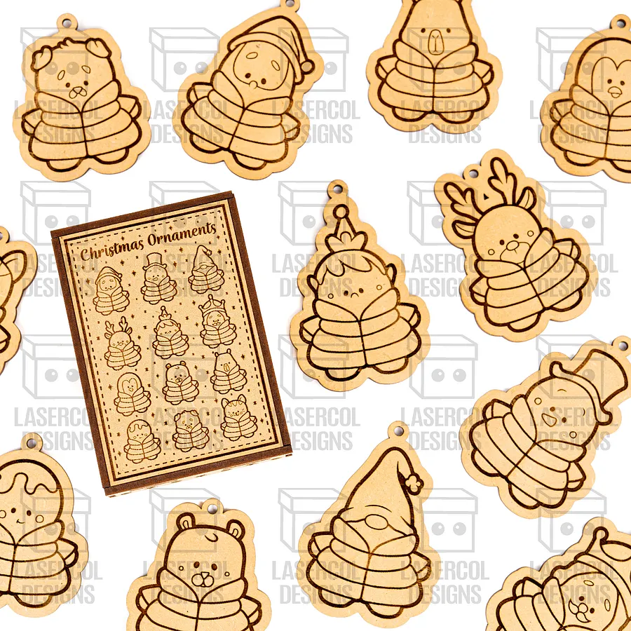 Christmas Ornaments Box - Laser Cut Files product image (2)