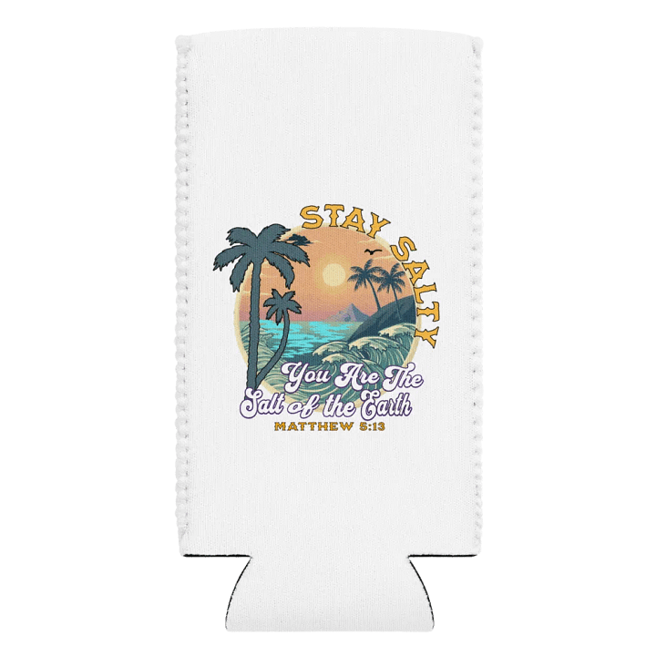 Stay Salty You Are The Salt Of The Earth Sunset Can Cooler product image (2)