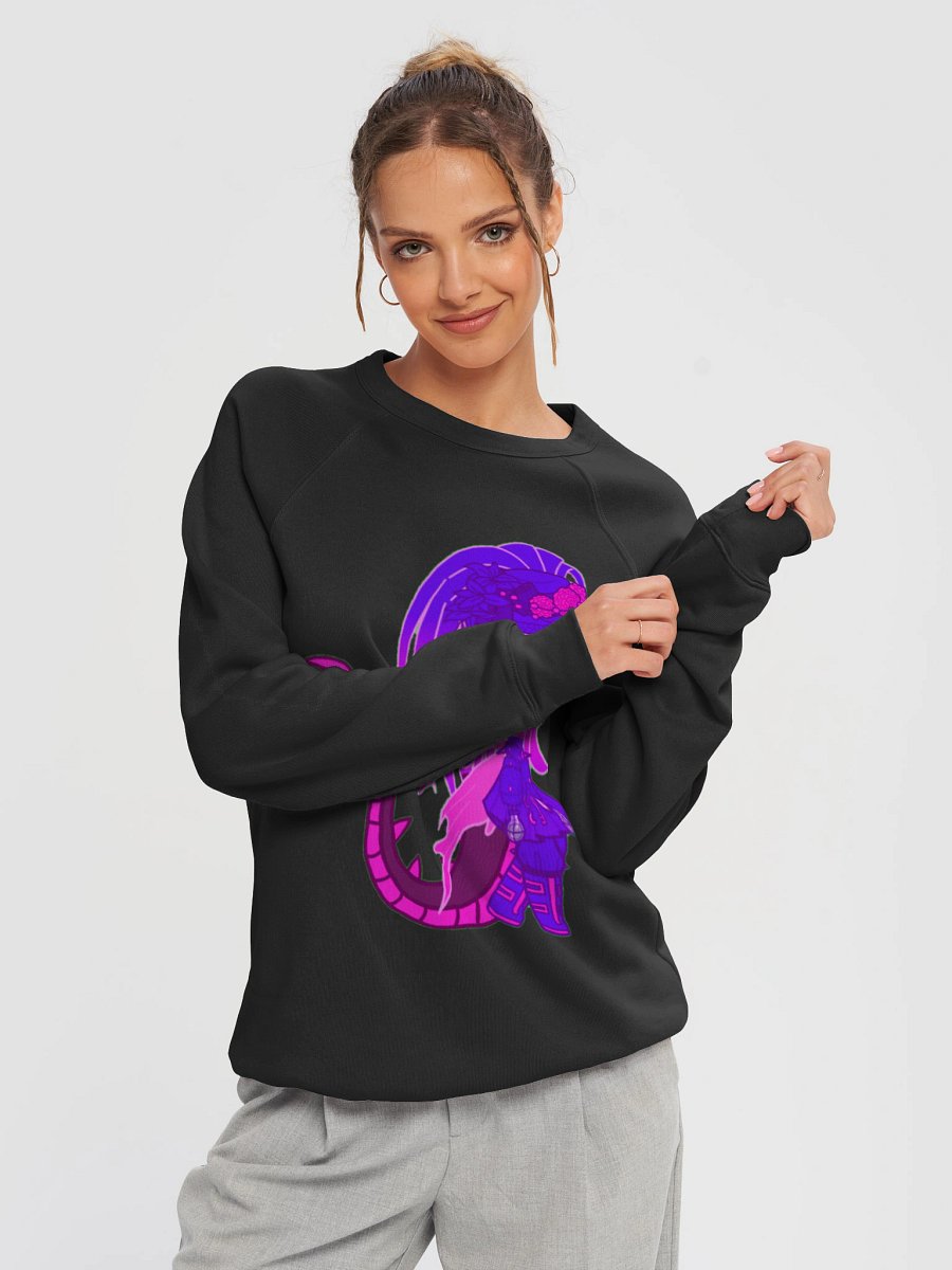 Pink Women Black Oversized Sweatshirt product image (3)