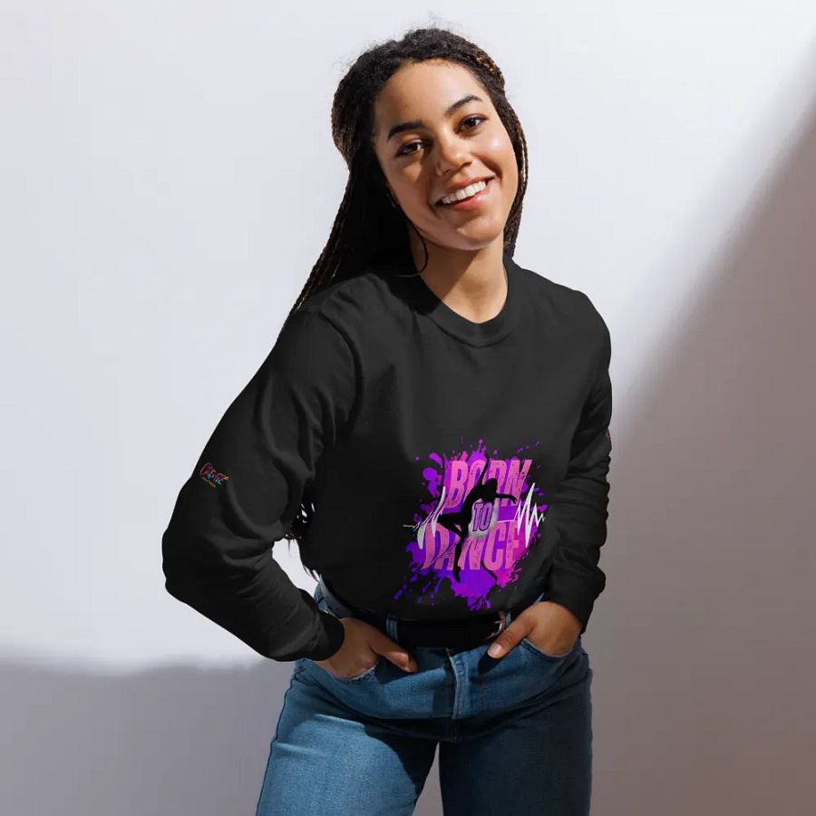 Elegant Dance Her Silhouette Long Sleeve Shirt product image (3)