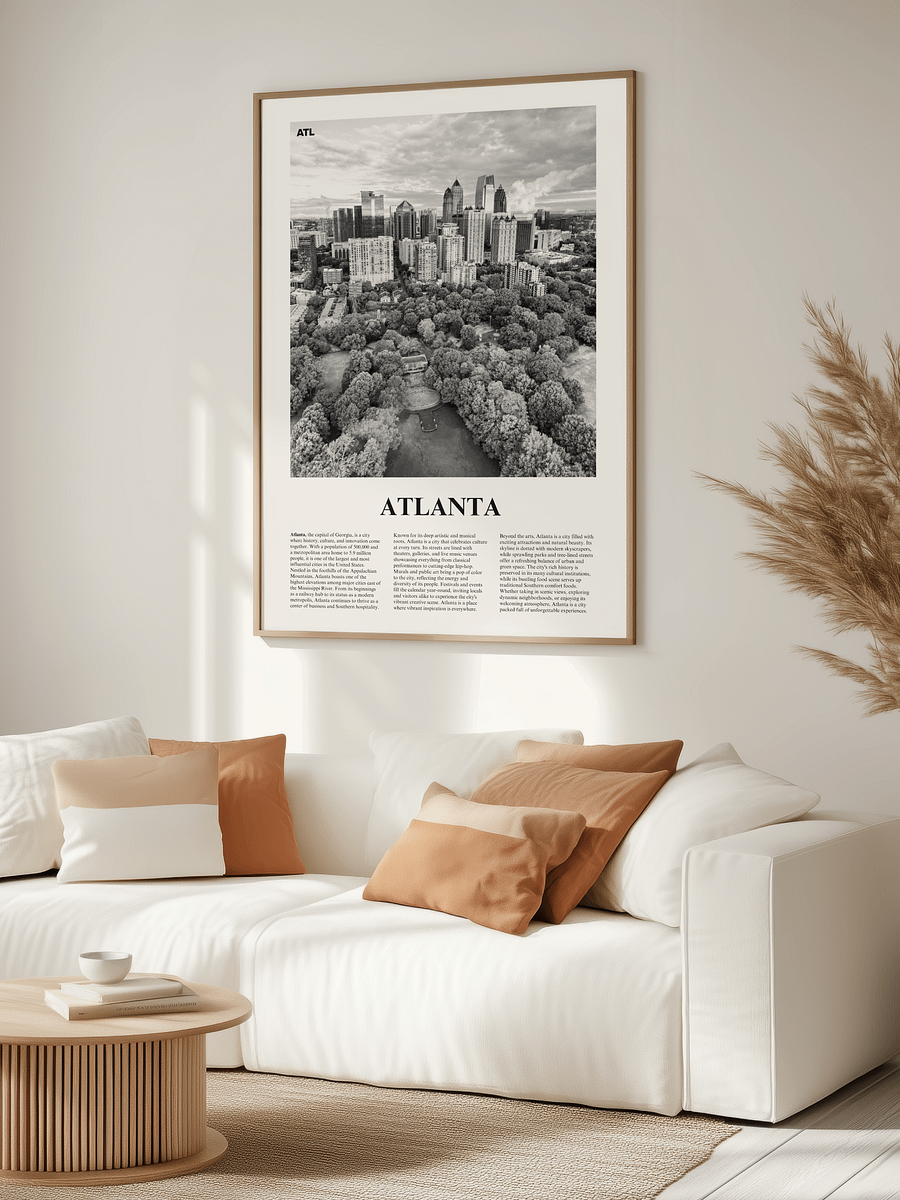 Atlanta 01 Newspaper Poster product image (3)