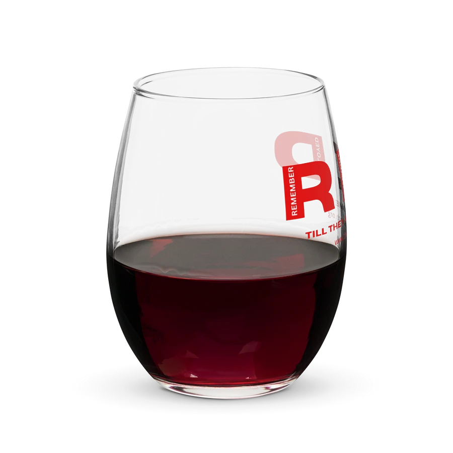 Remember Everyone Deployed Stemless Wine Glass product image (9)