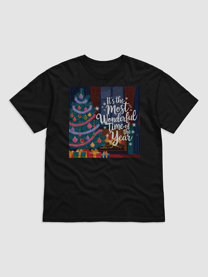 It's the Most Wonderful Time of the Year Christmas tree Unisex T-shirt for men and women Comfort Colors product image (7)