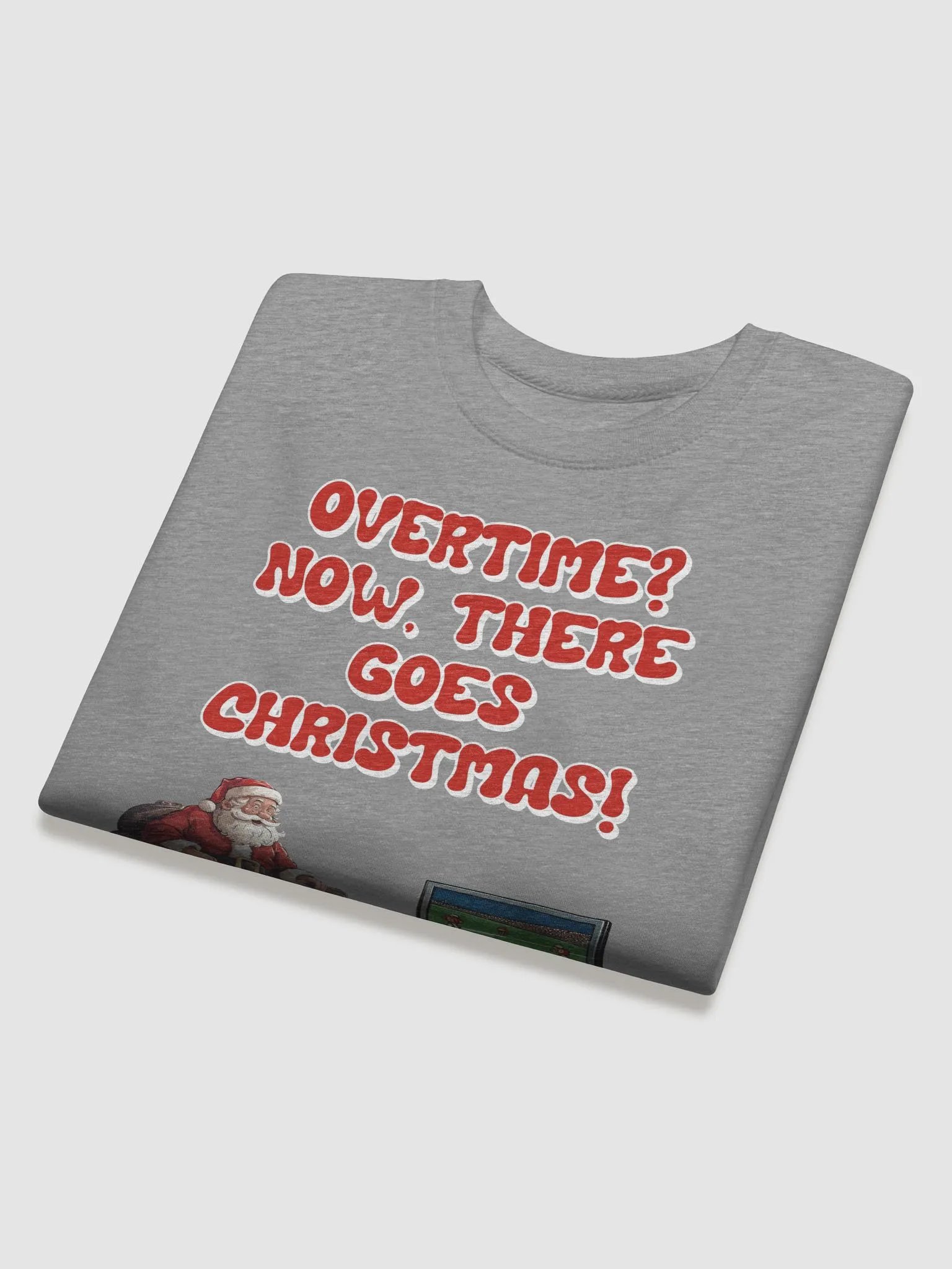 Overtime? Now, There Goes Christmas! - Football Sweatshirt product image (28)