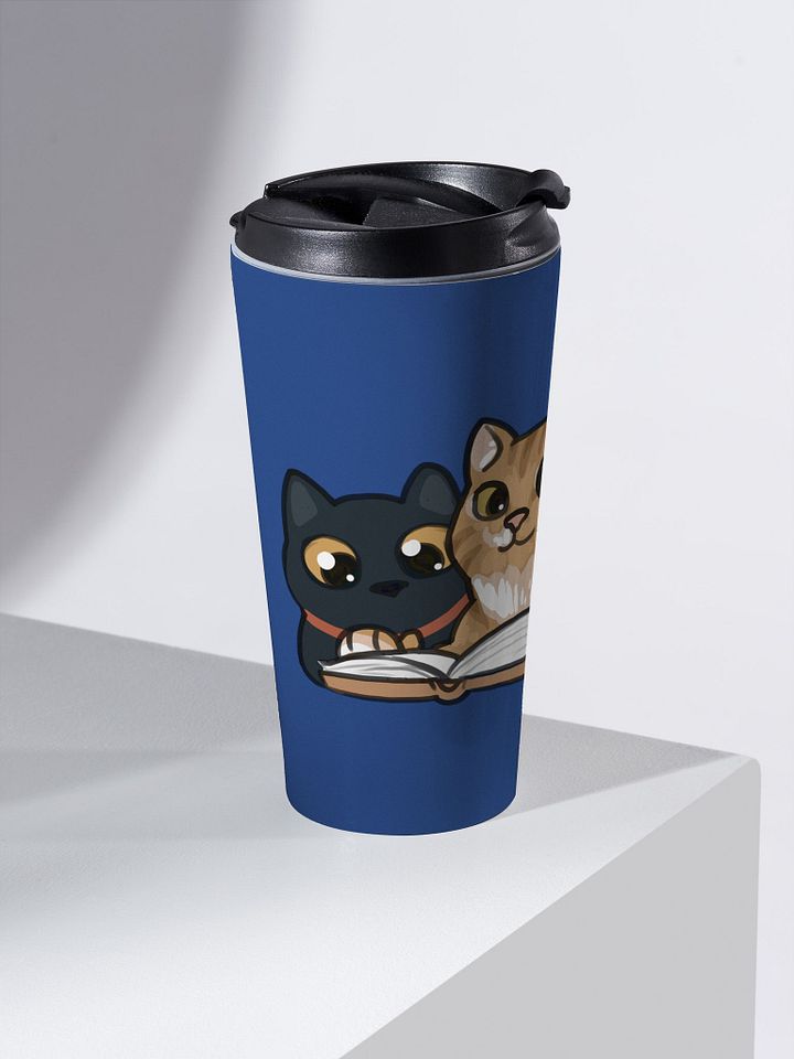Storytime Sips – The Tales of Straw Cat & Tao Stainless Steel Travel Mug product image (2)