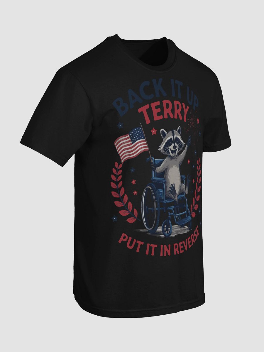 Patriotic Raccoon Wheelchair Tee product image (34)