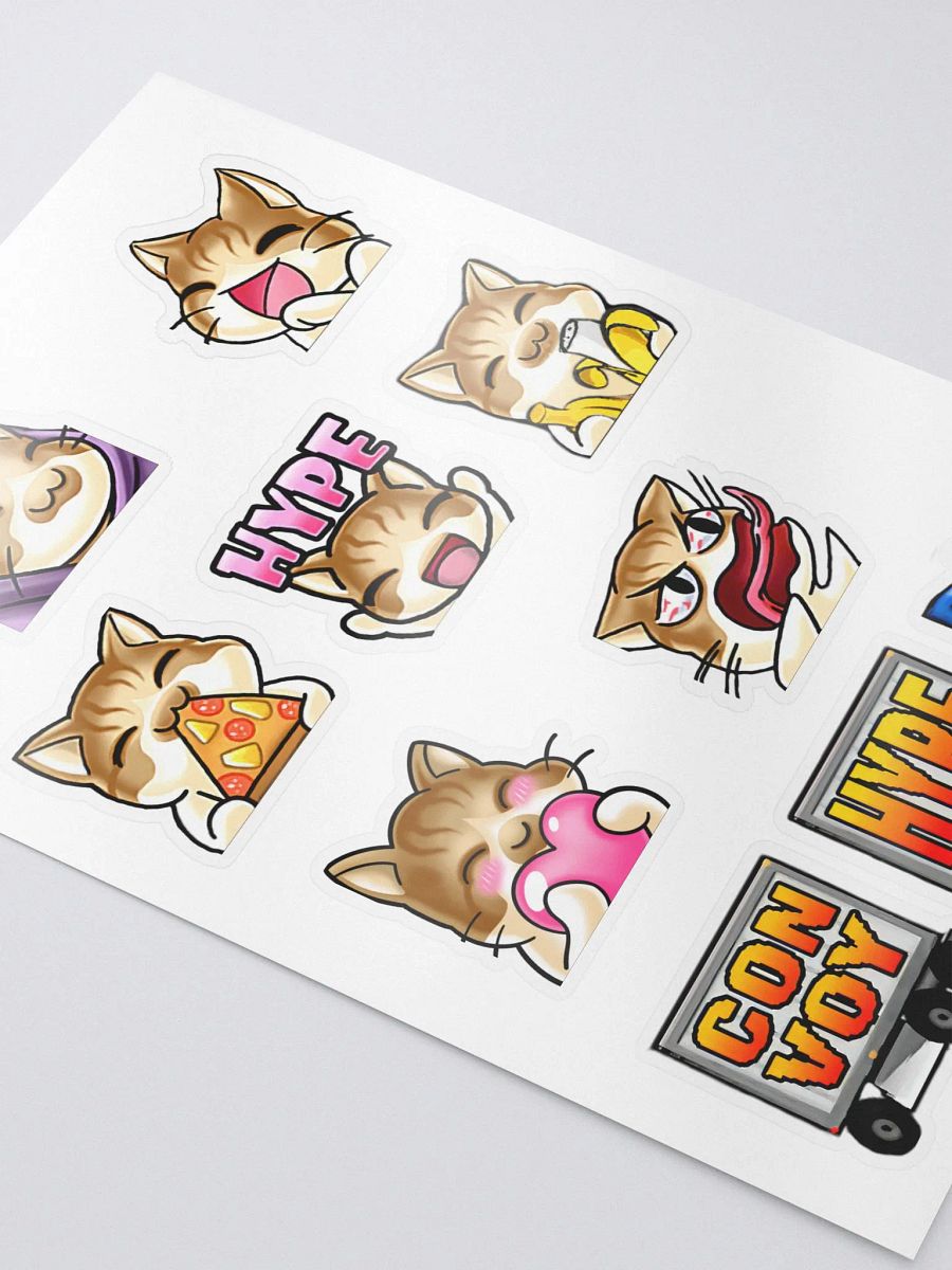 Emote sticker pack 1.5in x 1.5in product image (3)