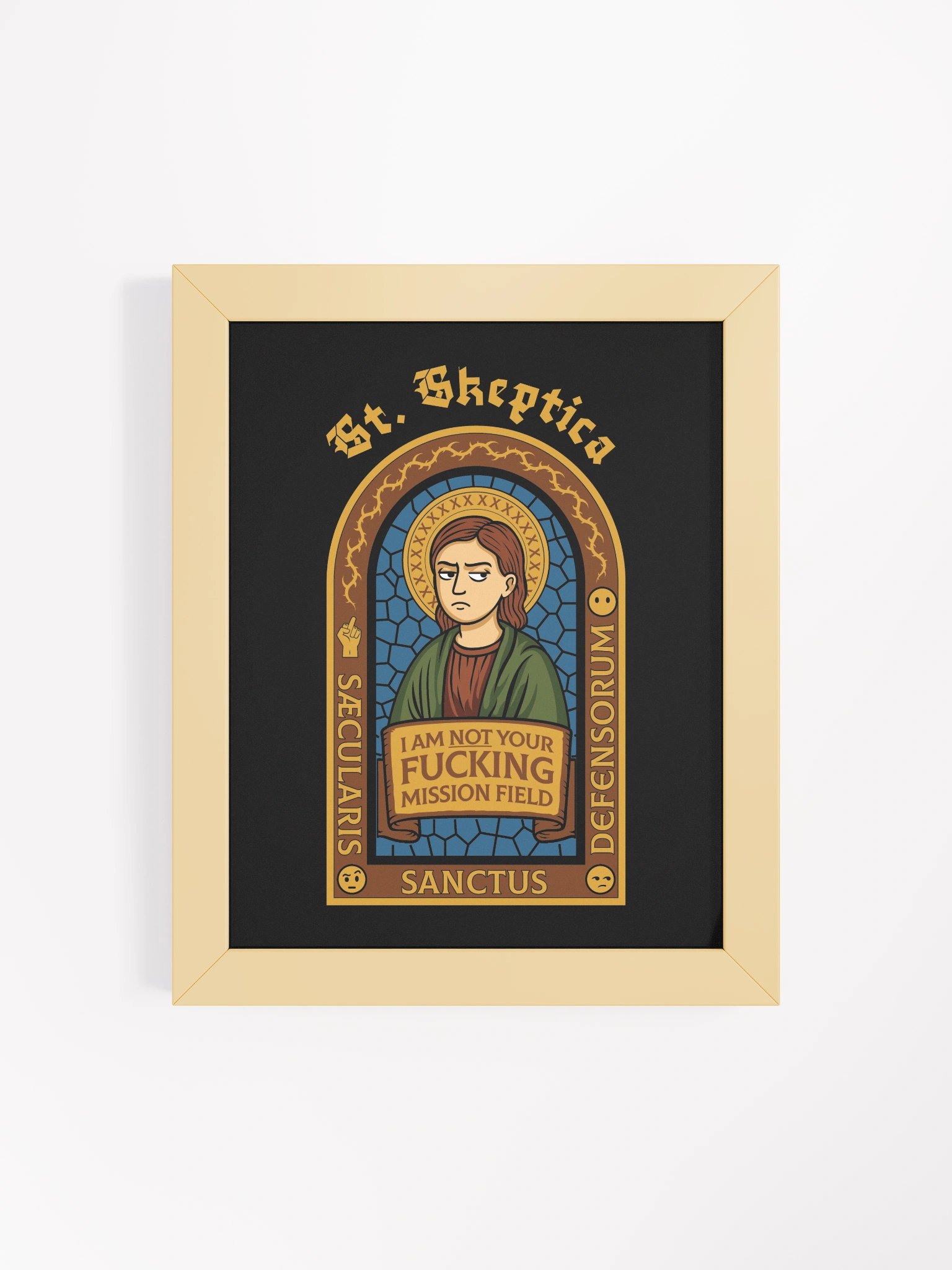 St. Skeptica - Not Your Mission Field Print (Explicit) product image (4)