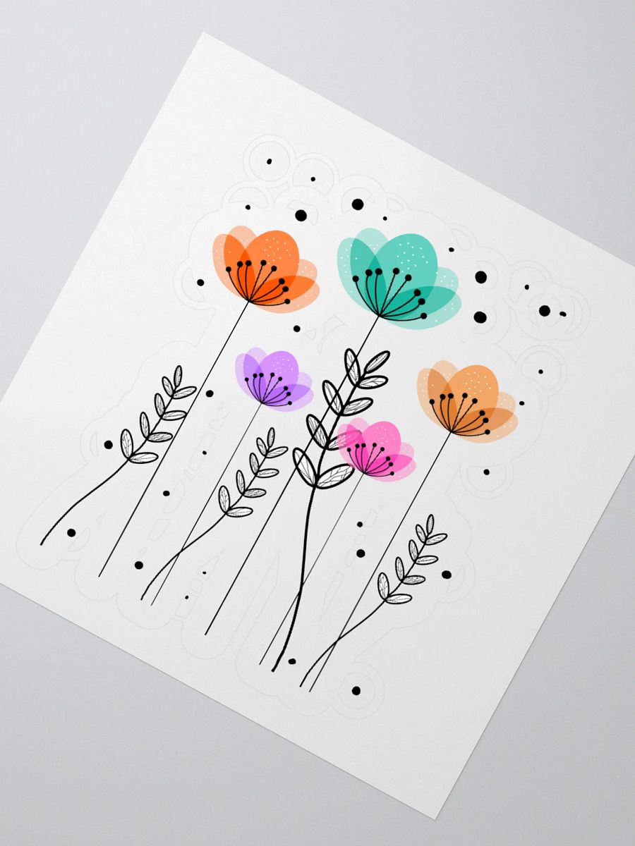 Whimsical Wildflowers Sticker Set product image (6)