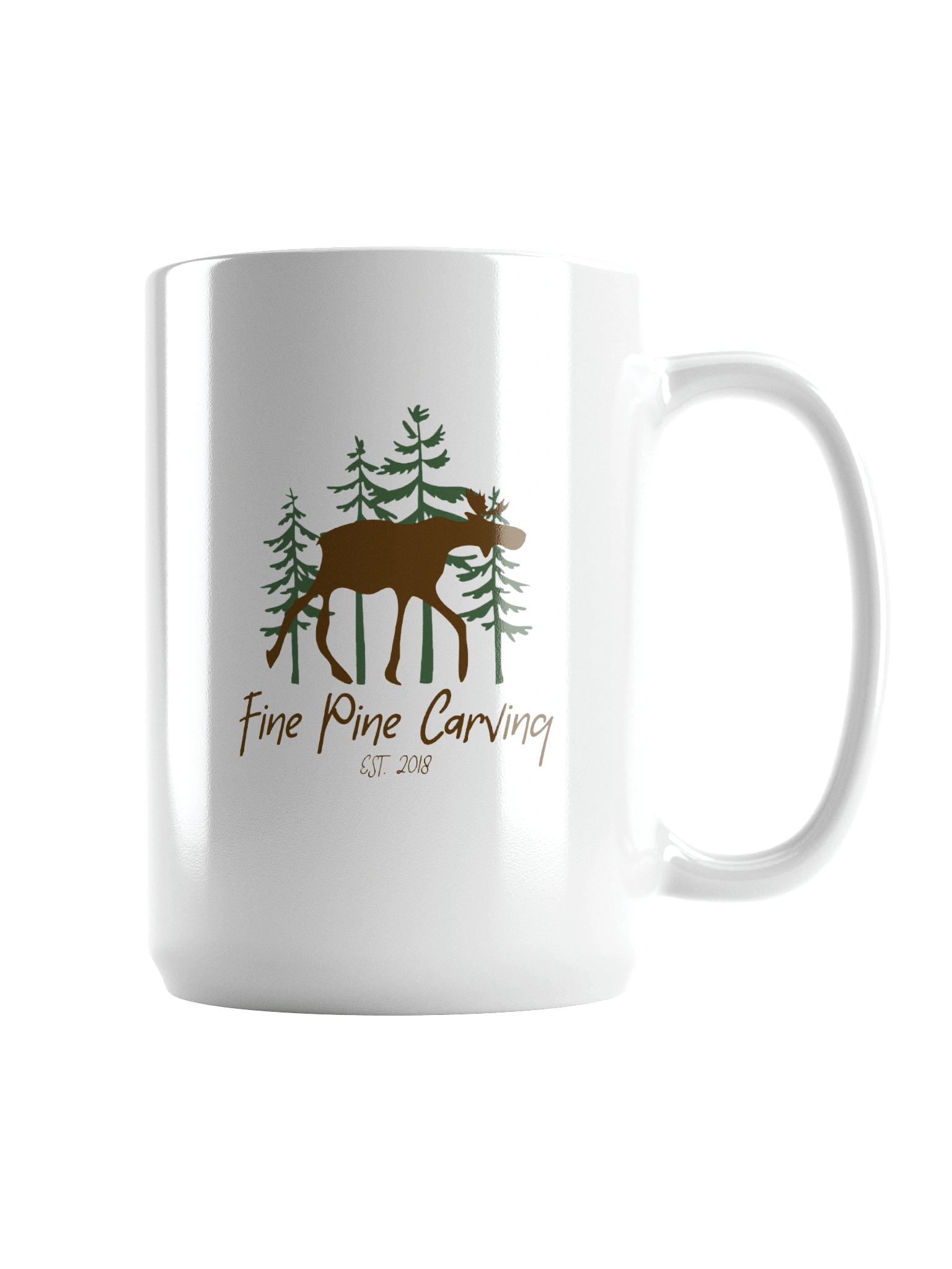 Fine Pine Moose Mug product image (1)