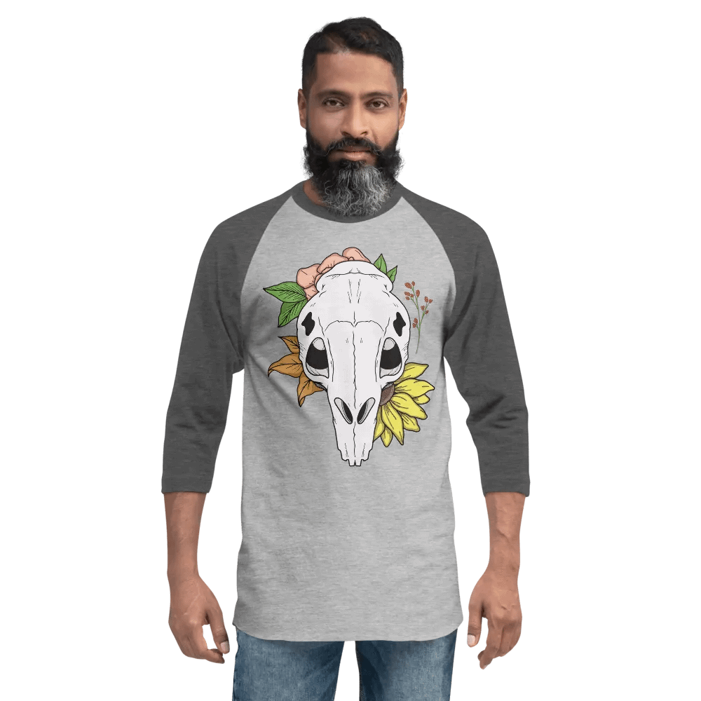 Capy Skull Raglan Tee product image (7)