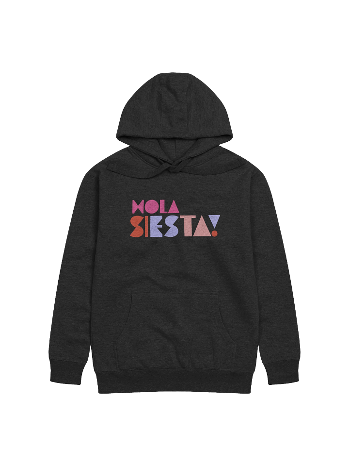 Hola Siesta Cotton Heritage Unisex Premium Hoodie Black product image (1)