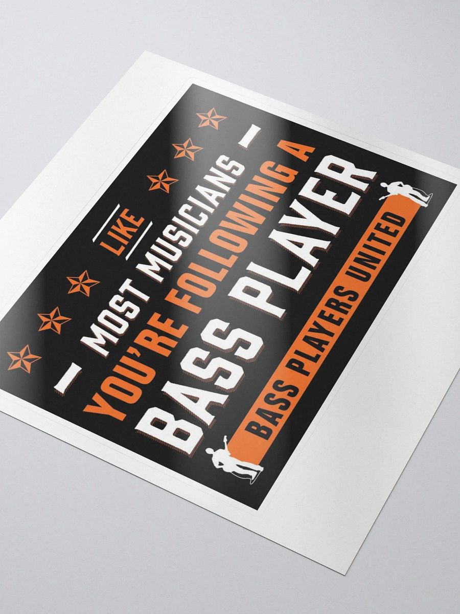 Like Most Musicians (Sticker II) product image (3)